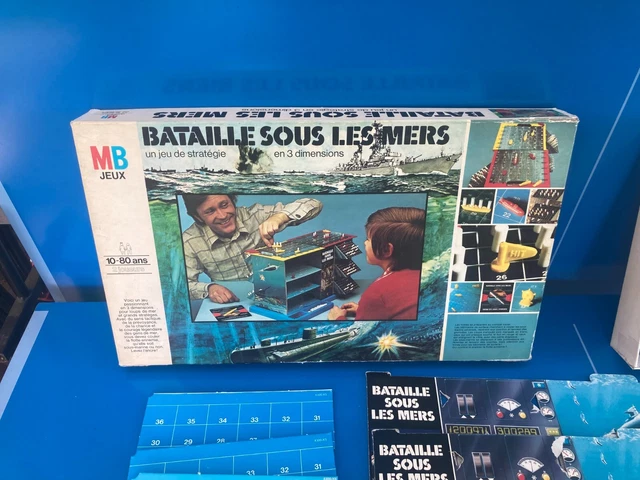Jeu Bataille Sous-marine Ceji Avec Périscope - À Partir De 8 Ans, Occasion (manque Une Torpille)