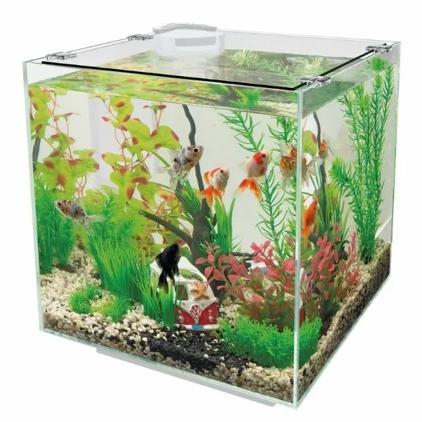Superfish Qubiq 30 Aquarium Integrated Filter Nano Fish Tank Optional LED Light 3