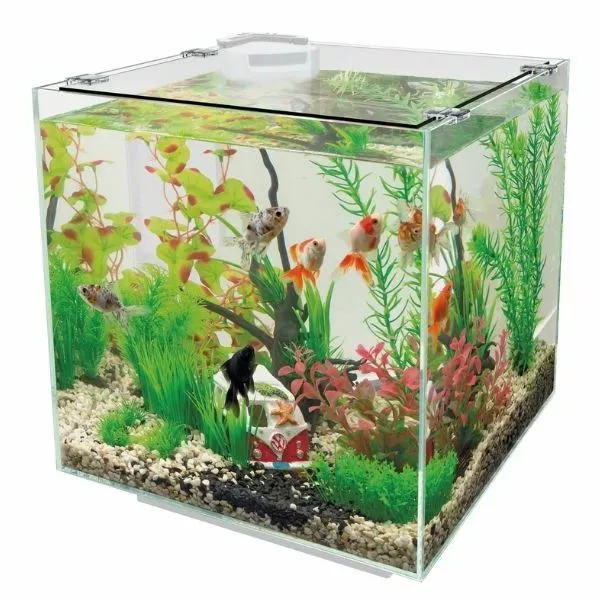 Superfish Qubiq 30 Aquarium Integrated Filter Nano Fish Tank Optional LED Light 3