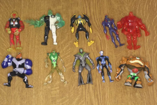 Ben 10 Action Figures Bundle Of 10 Figures