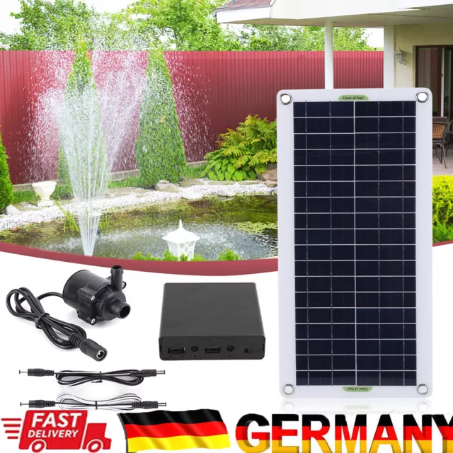 Solar Panel Powered 50W 800L/H DC 12V Low Noise Garden Brushless Water Pump Kits