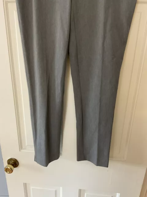 CHICO’S FABULOUSLY SLIMMING 4-Way Stretch Pants Heather Gray 0 Short Sz ...