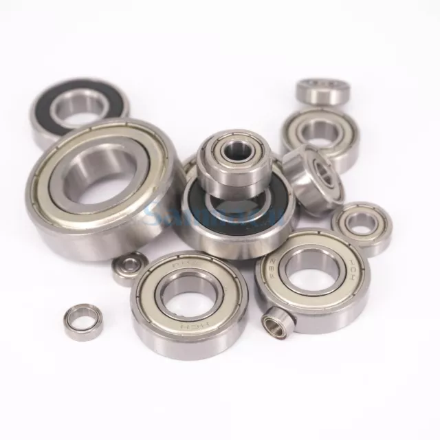I/D 1/8" To 5/8" ABEC1/ABEC3 Shielded/Sealed Thin-wall Deep Groove Ball Bearings