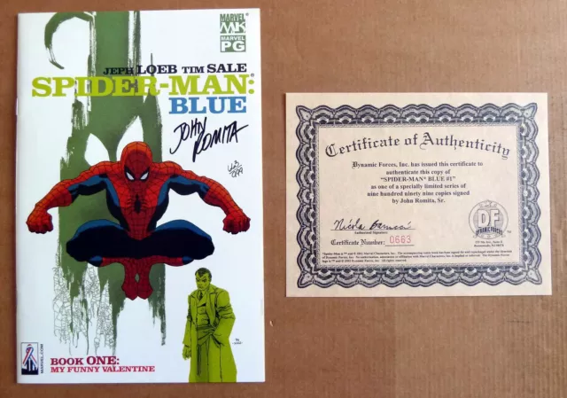 SPIDER-MAN BLUE #1 édition limitée signée ROMITA Sr