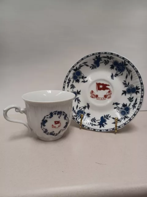 1st Class espresso Cup and Saucer- smaller size - THE TITANIC STORE