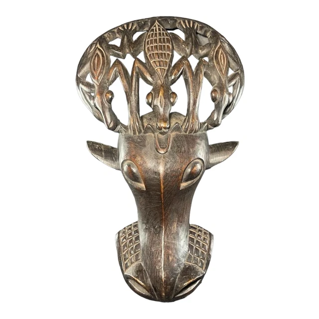 African Buffalo Mask, Bamileke Cameroon