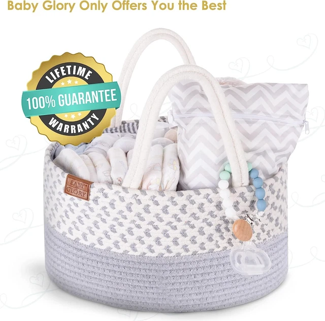 Diaper Caddy,  Organizer, Baby Diaper Caddy for Baby unisex Free Diaper,Wet Dry 3