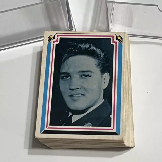 1978 Elvis Presley COMPLETE SET 1-66 Trading Cards with a Hard Shell Case