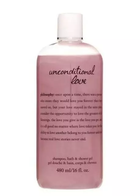 ($30 Value) Philosophy Unconditional Love Shampoo, Bath & Shower Gel, 16 Oz