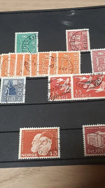 Konvolut / Lot 2 - alte Briefmarken aus Norwegen - Norge 4