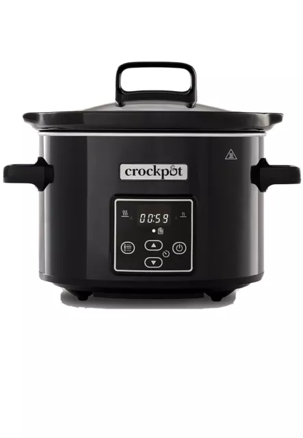 Crockpot Pentola per Cottura Lenta Slow Cooker 4,7L,Coperchio con Cerniera 220W