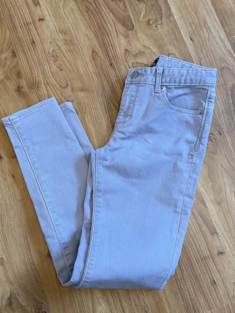 Girls Age 13 Years Pale Lilac Super Skinny Fit Jeans From Gap Kids Vgc New