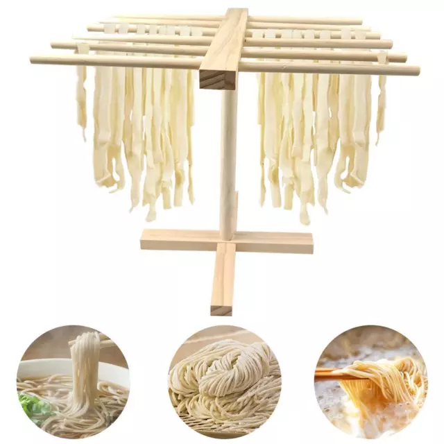 Soporte de secado plegable para colgar y secar fideos pasta y espaguetis