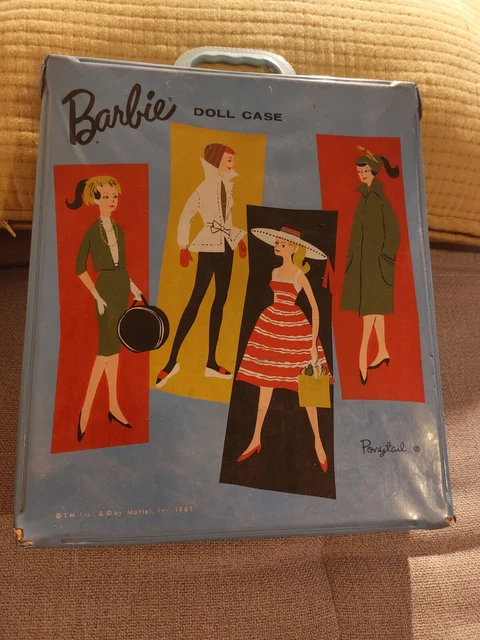 Mallette Barbie PonyTail 1962 – Vintage Mattel Avec Poupées Et Vêtements, Collection