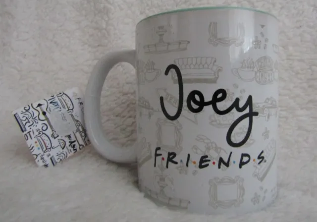 Tazza in ceramica Friends serie TV Joey con divertenti citazioni su un lato nuovissima con wl