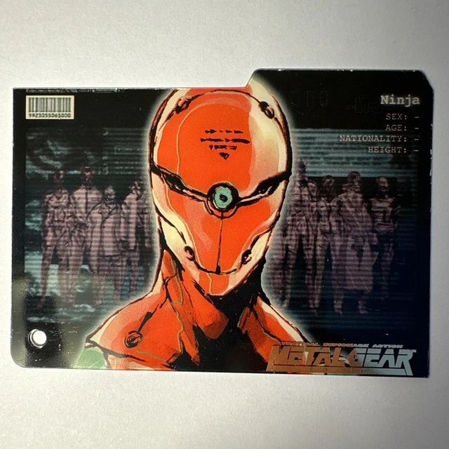 METAL GEAR SOLID TRADING CARD GRIZZLY 30
