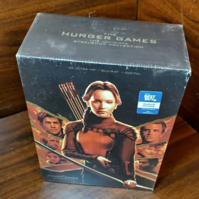 The Hunger Games Ultimate Collection Steelbook (4K+Blu-ray) NEW-Free Shipping