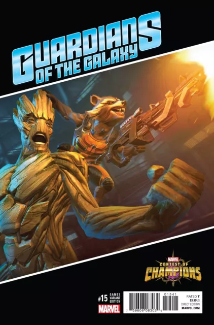 Guardians of the Galaxy #15 Marvel Comic 2016 Contest Champions Game Variant Cvr