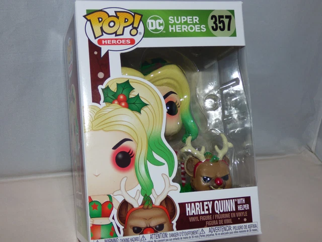 Funko Pop! Vinyl Figure - Heroes #357 - Harley Quinn (with Helper)