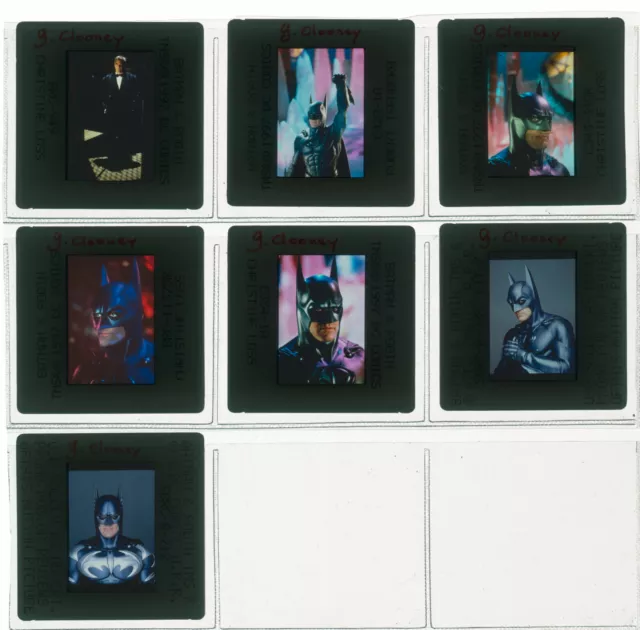 Lot 07 ektas slides originals Batman & Robin George Clooney