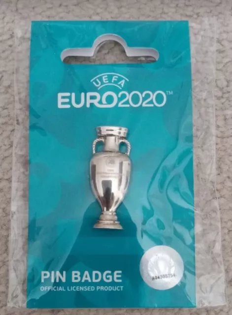 Official UEFA Euro Winners Trophy Pin Badge