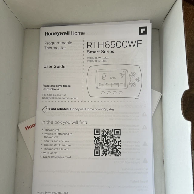 HONEYWELL RTH6580WF1001 WIFI 7Day Programmable Smart Thermostat w