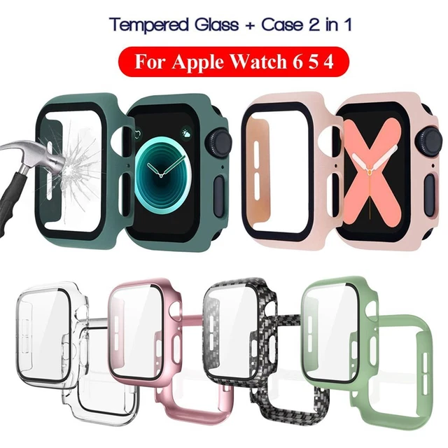 For Apple Watch Series 6 5 4 Screen Protector iWatch 40mm 44mm Matte PC Case UK