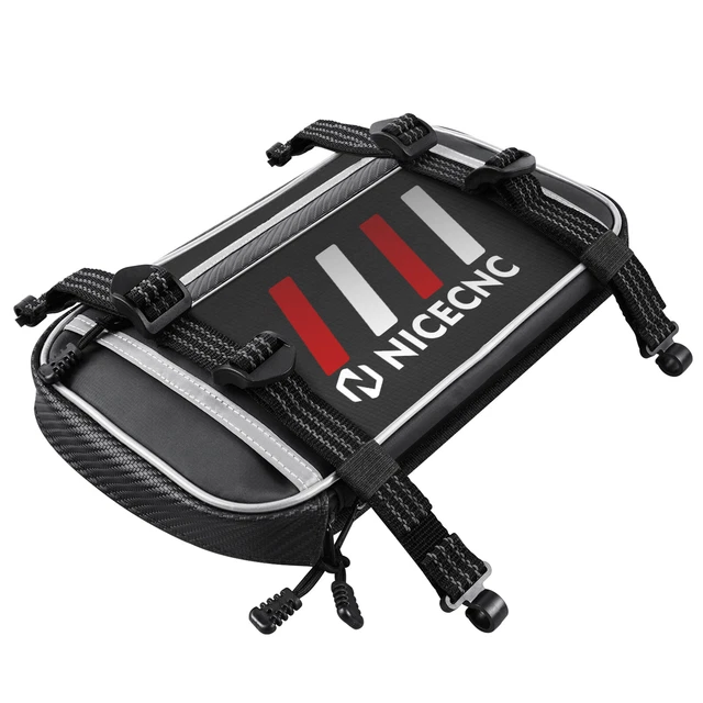 Motorrad-Werkzeugtasche Mit Rolle – Universelle Hintere Kotflügeltasche Aus 500D PVC, Wasserdicht, Reflektierend, Für Dirt Bike, Enduro, Adventure
