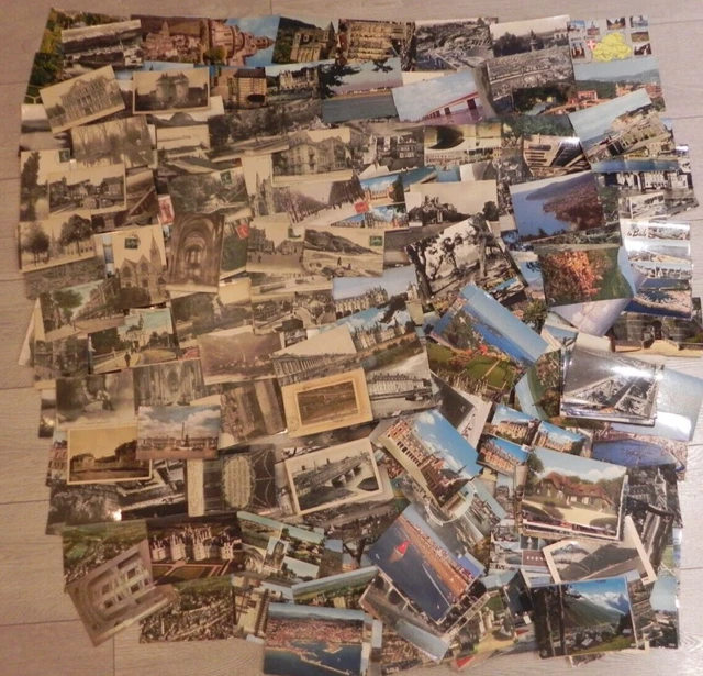 lot de 300 cartes postales anciennes modernes et semi moderne