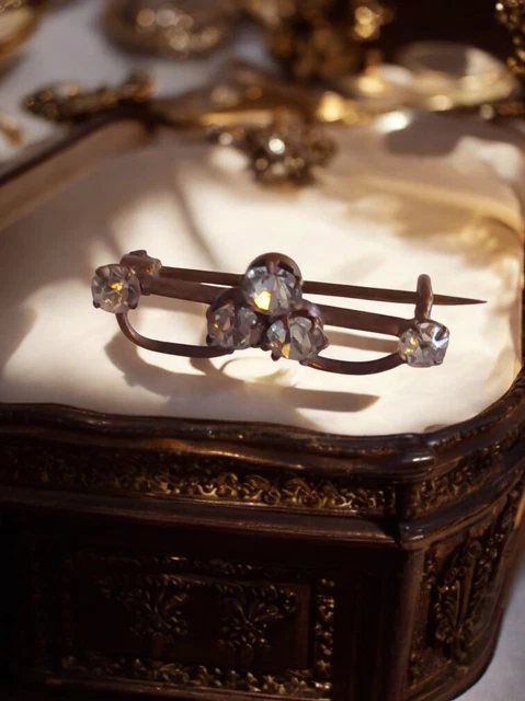 Broche Fantaisie Belle Époque Vers 1890 - Vintage Français