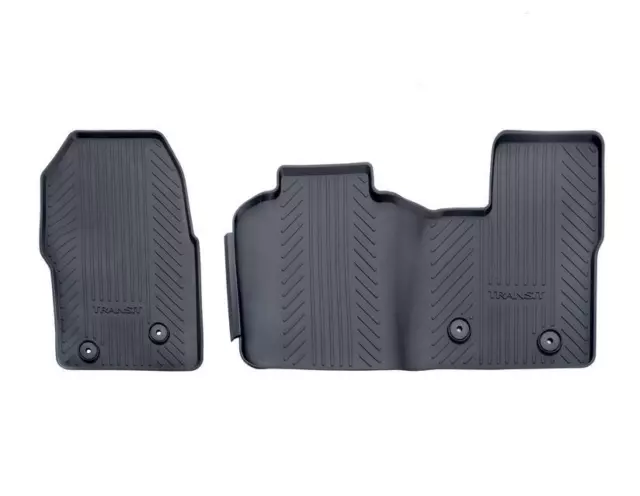 Genuine Ford Transit Mk8 Mk9 Custom Front Rubber Floor Mats Auto 2018- 2113371