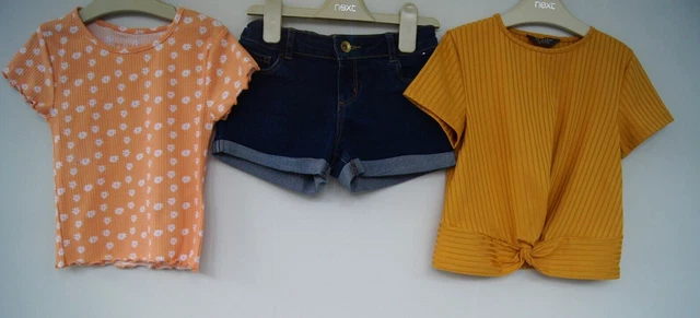 Girls T Shirts, Shorts, Dress, Leggings Next Etc Bundle Age 5-6 Years New/VGC 2