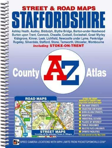 Staffordshire County Atlas (A-Z County Atlas)