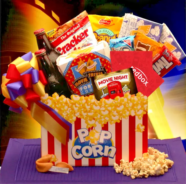 Family Movie Night Mania Blockbuster Snack Gift Box from GBDS