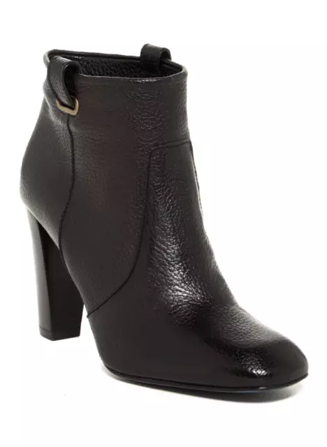 Delman Lydia Women's Black Leather Bootie N6175* Size 8M