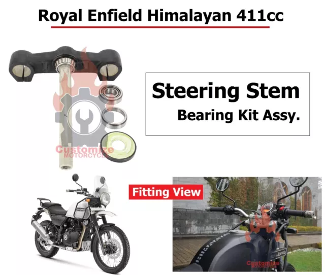 Royal Enfield "Himalayan 411cc" "Steering Stem" with Bearing Kit Assembly