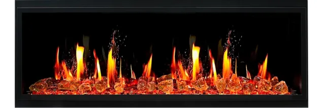 Litedeer Homes 58 inch Electric Fireplace With Wifi Enabled - ZEF58VA Wall Mount