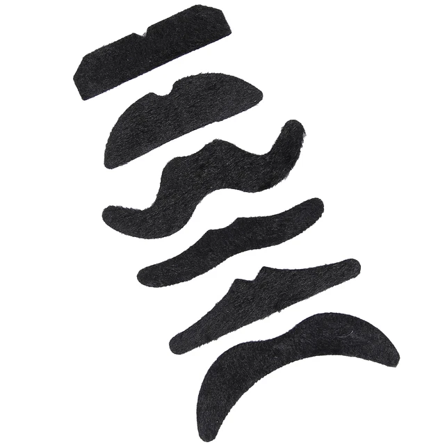 Novelty Mustache False Mustache 6PCS For Parties For Halloween For Christmas ABE