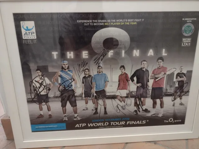ATP World Tour Finals Signed Poster