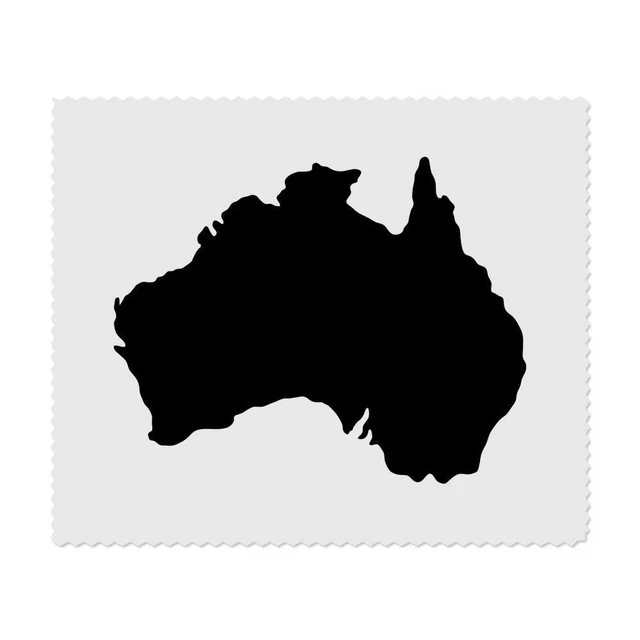 2 paños de limpieza para lentes/gafas de microfibra ""Australia Country"" (LC00019566)