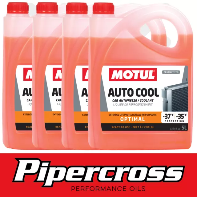 MOTUL AUTO COOL OPTIMAL -37°C 5L Auto Cooling Liquid Antifreeze Ready to  Use £30.04 - PicClick UK