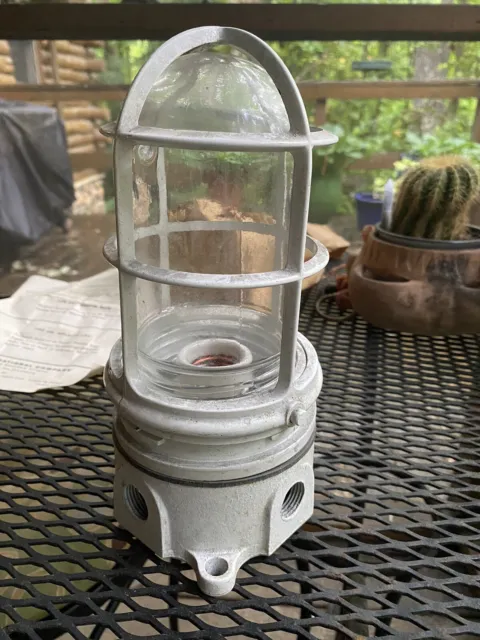 Vintage Pyle Type AOZ Light Fixture, TVA Connection, Never Used