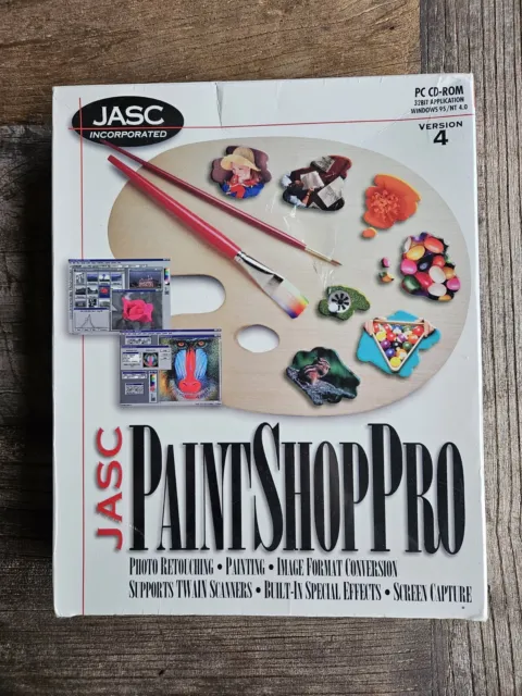 Rare Sealed JASC Paint Shop PRO Version 4 - NEW