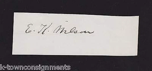 Ephraim King Wilson Ii 1855 Maryland Senator Democrat Autograph Signature