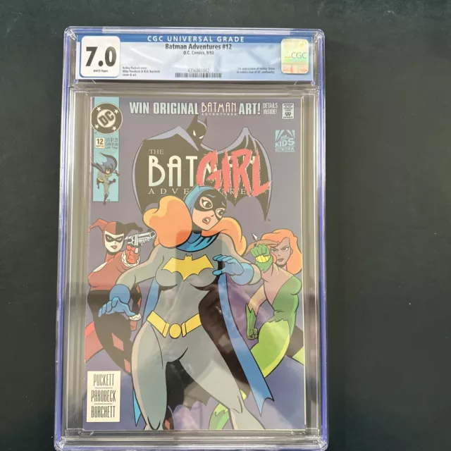 Batman Adventures 12 CGC 7.5 1. Auftritt von Harley Quinn Schlüssel weiße Seiten