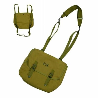 1pc WW2 US Military M36 Musette WWII Canvas Bag Back Haversack Collectible Bag