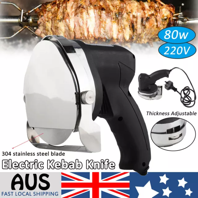 Commercial Kebab Slicer Electric Meat Knife Carver Shawarma Meat Cutter Machine