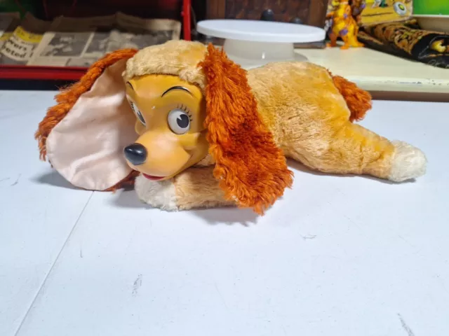 Very NICE 1950s Gund Rubber Faced  LADY From Lady And The Tramp FEE SHIPPING