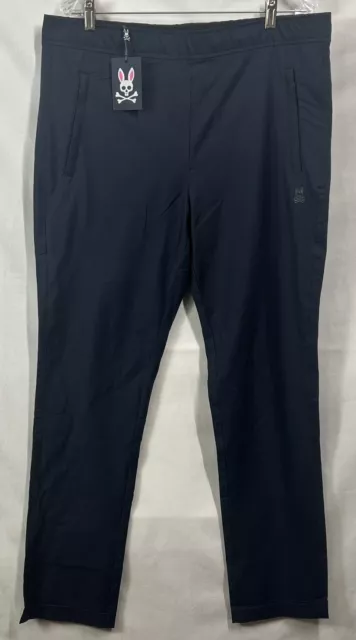 NEW WITH TAGS Psycho Bunny Tunstall Pants Navy Blue Mens Size 36 X 32”