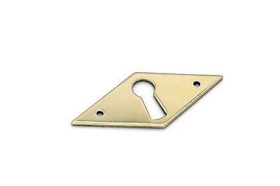 1 15/16 Keyhole Cover Plate Escutcheon Mission Furniture Brass Key Hole Plate